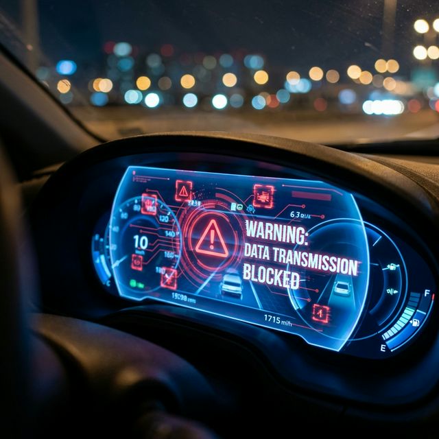 Connected Car Security Warning