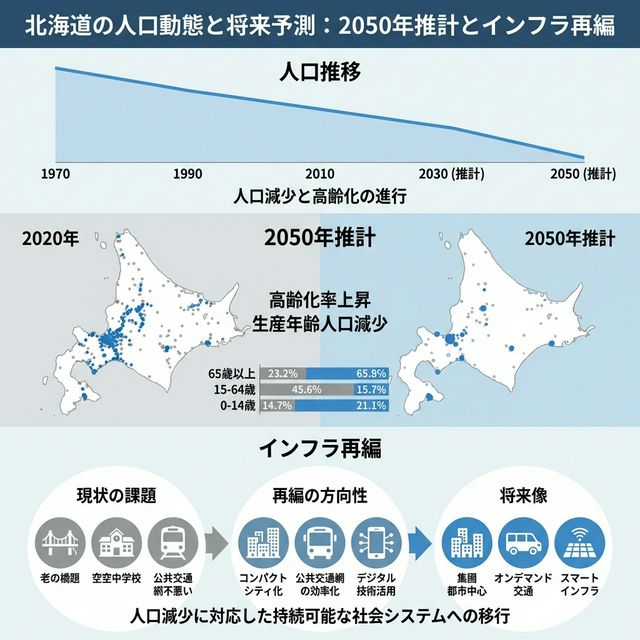 北海道 人口減少 2050 日本の衰退