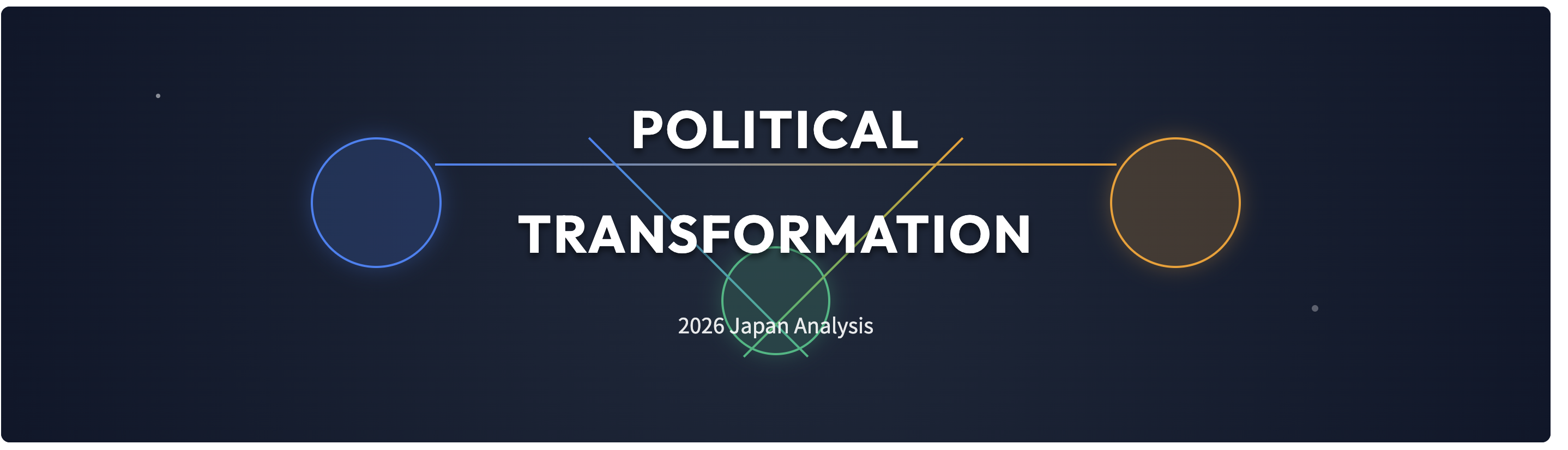 2026年 日本の政党勢力図と支援構造