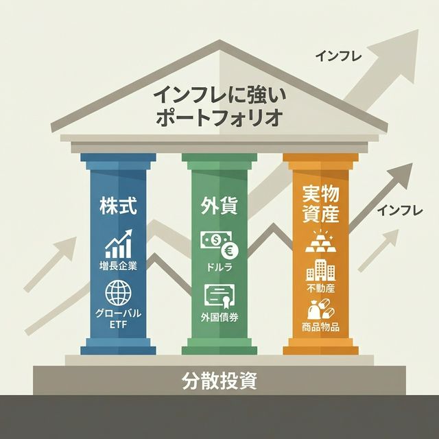 インフレに強いポートフォリオ構造