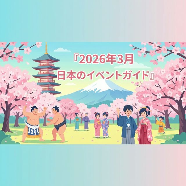 2026年3月 日本のイベントガイド