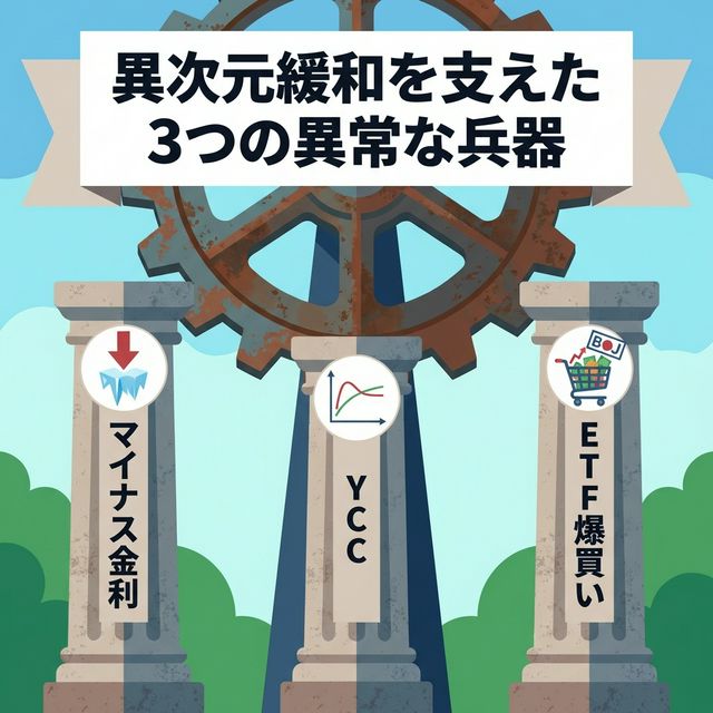 異次元の金融緩和を支えた3つの異常な兵器