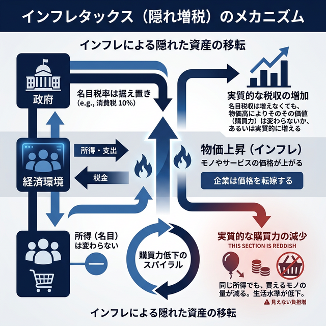 インフレタックスのメカニズム図解