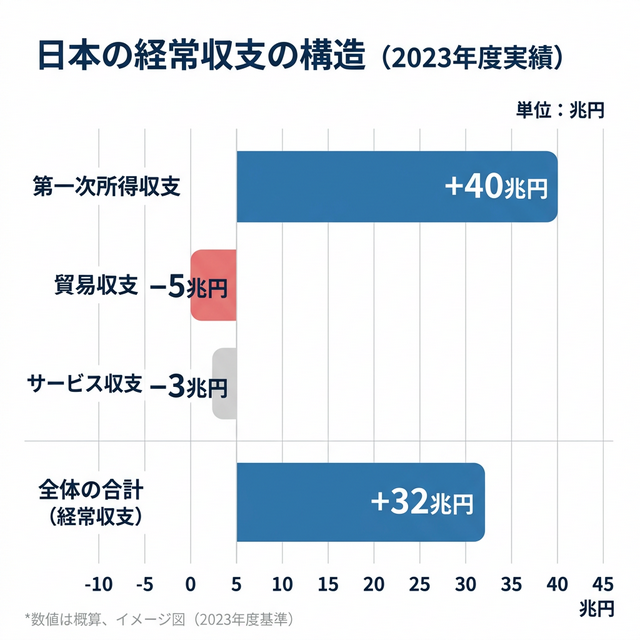 日本の経常収支の構造