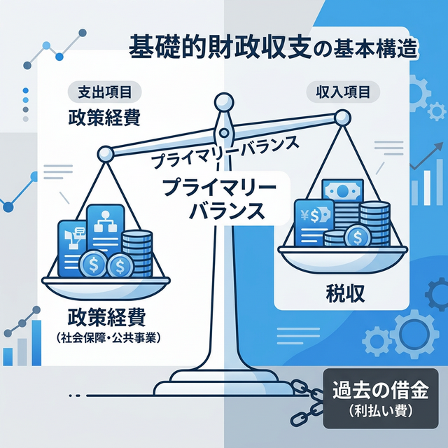 プライマリーバランスの天秤